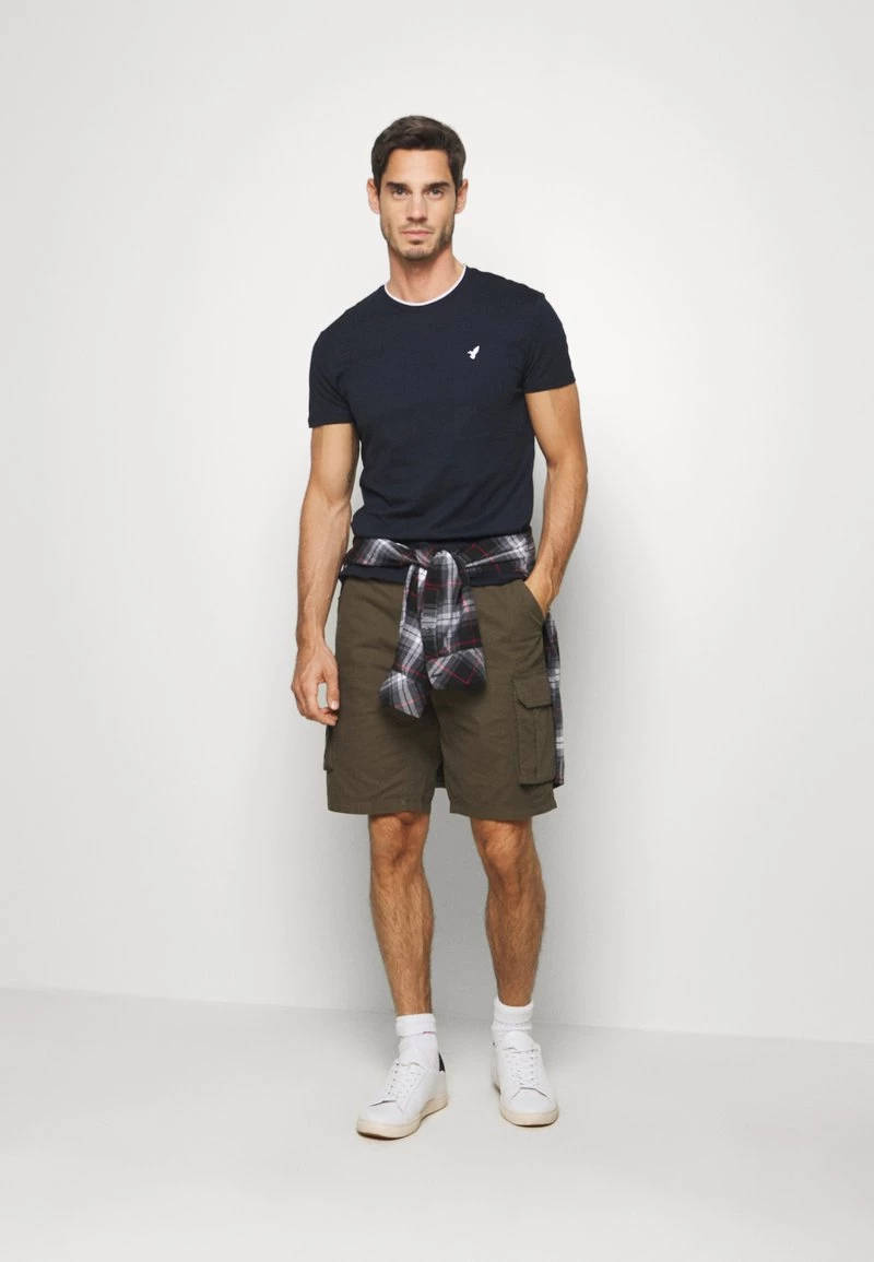 Pier One Camiseta Básica - Dark Blue, Hombre - Imagen 2