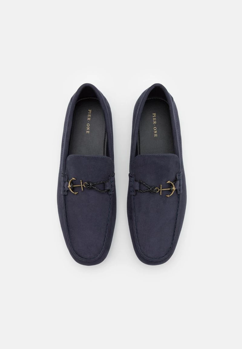 Pier One Hombre Mocasines - Dark Blue - Imagen 4
