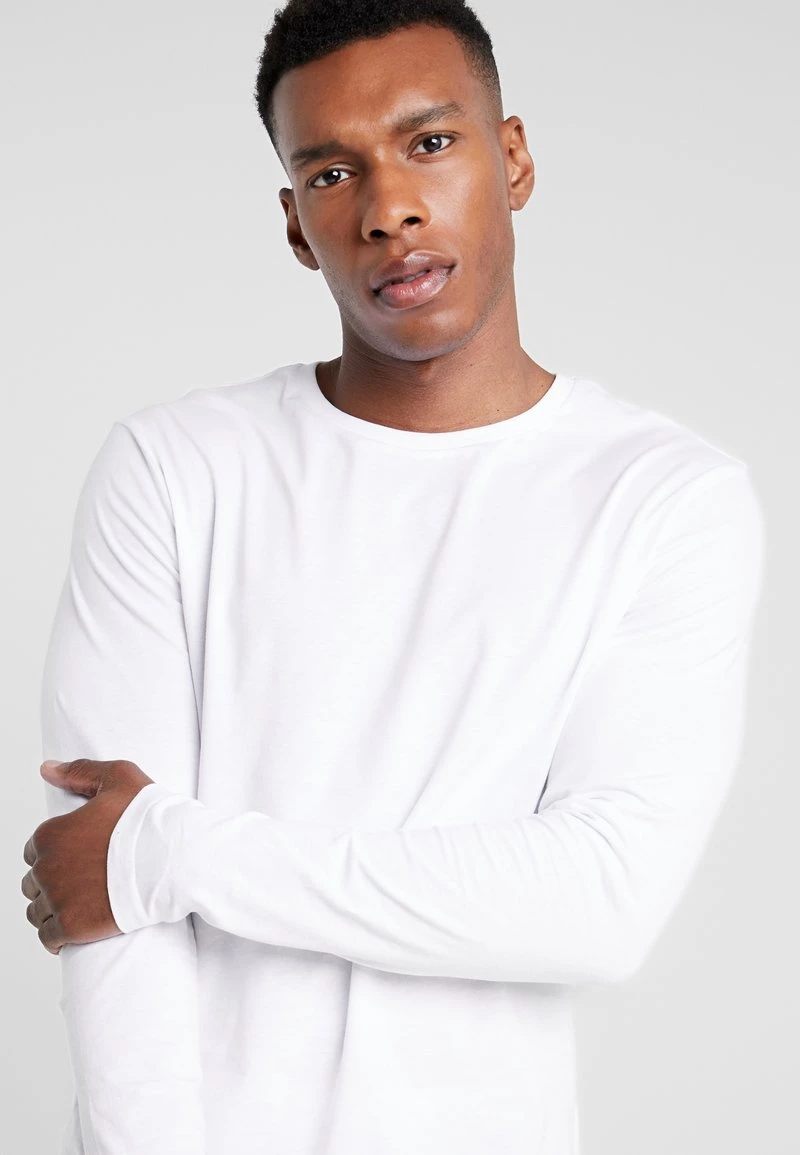 Pier One Hombre Camiseta De Manga Larga - White - Imagen 5