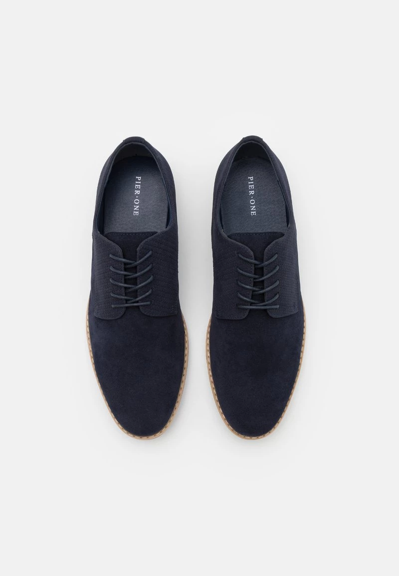 Pier One Hombre Zapatos De Vestir - Dark Blue - Imagen 4