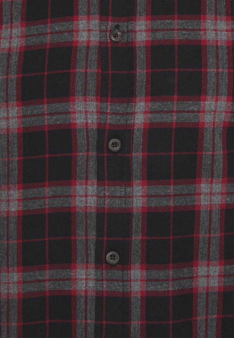 Pier One Hombre Camisa - Mottled Dark Grey / Bordeaux - Imagen 3