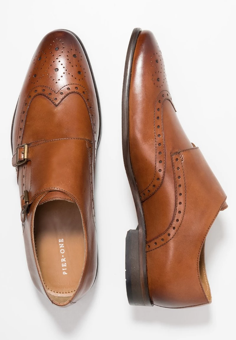 Pier One Hombre Mocasines - Cognac - Imagen 5