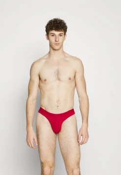 Pier One 3 PACK - Braguitas - Dark Grey/brown/red, Hombre