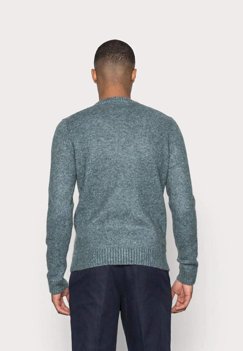 Pier One Hombre ESSENTIAL WINTER CREWNECK - Jersey De Punto - Blue/grey - Imagen 3