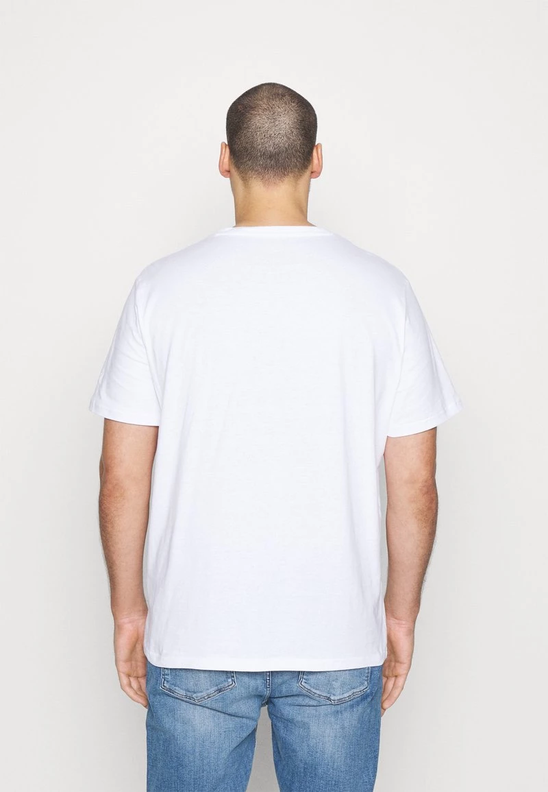 Pier One Hombre 3 PACK - Camiseta Básica - White - Imagen 3