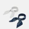 Pier One Unisexo UNISEX 2 PACK - Pañuelo - Grey/dark Blue