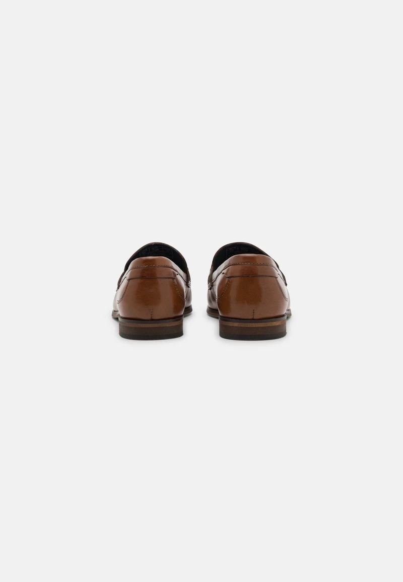 Pier One Hombre LEATHER - Mocasines - Cognac - Imagen 2