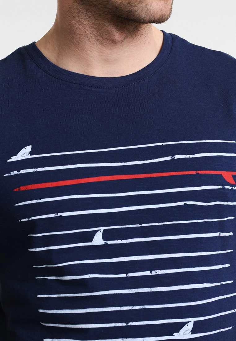 Pier One Camiseta Estampada - Navy, Hombre - Imagen 4