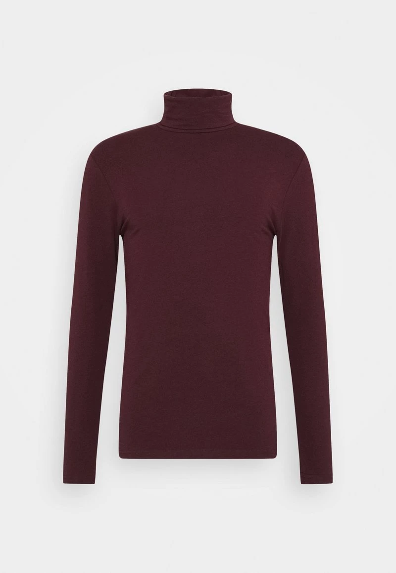 Pier One Hombre Camiseta De Manga Larga - Bordeaux - Imagen 5