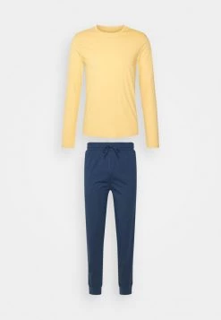 Pier One Hombre Pijama - Yellow/dark Blue