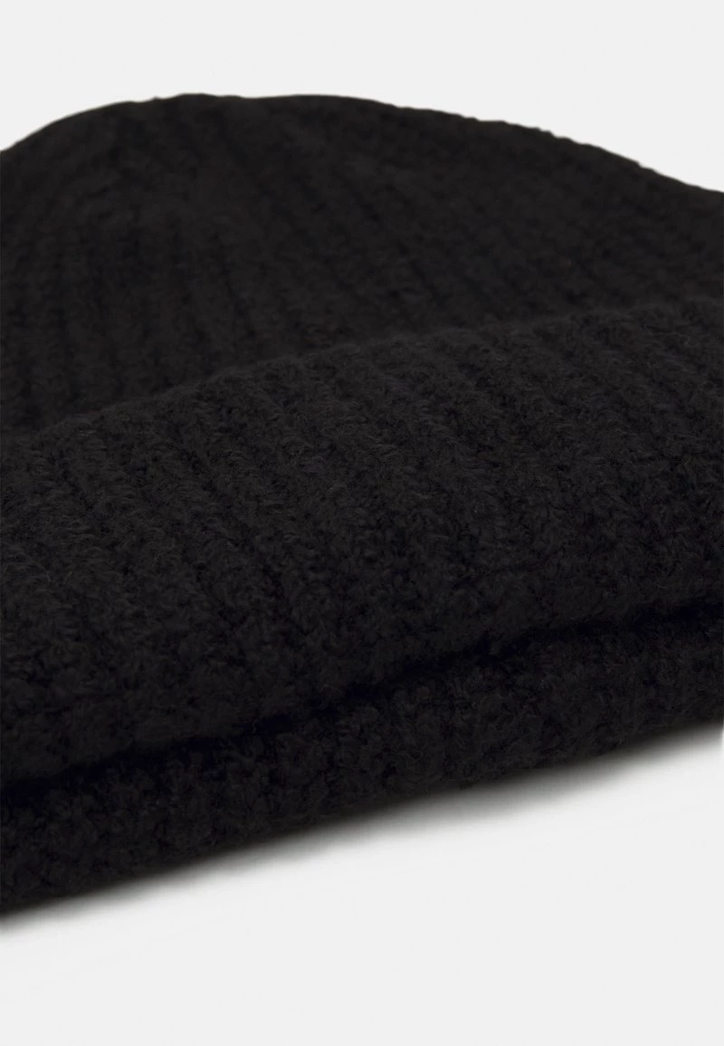 Pier One SHORT MICRO BEANIE UNISEX - Gorro - Black, Unisexo - Imagen 3