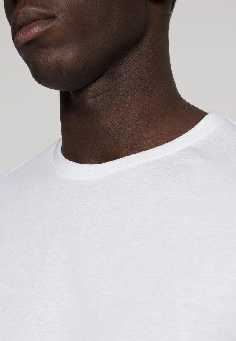 Pier One 3 PACK - Camiseta Básica - White/black/light Grey, Hombre - Imagen 7