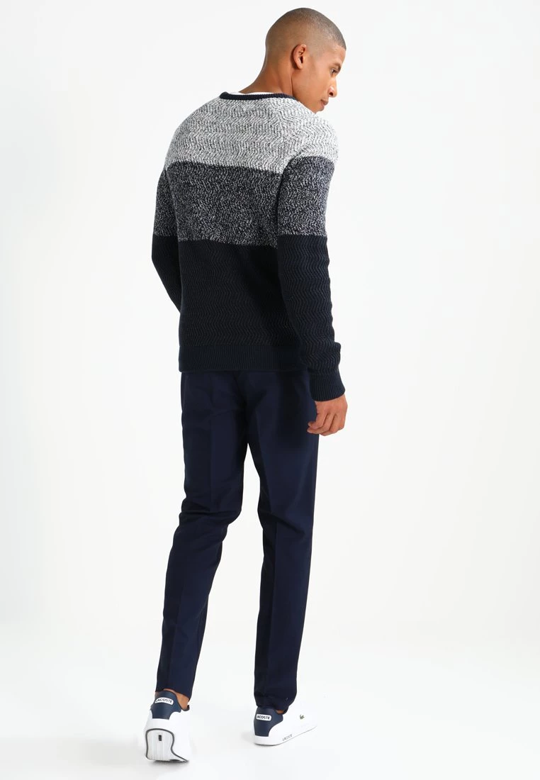 Pier One Hombre Jersey De Punto - Mottled Dark Blue - Imagen 3