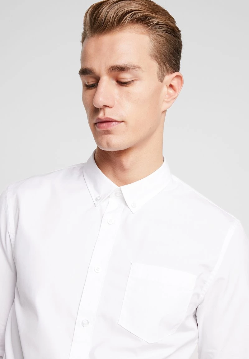 Pier One Hombre 2 PACK - Camisa Elegante - White/light Blue - Imagen 6