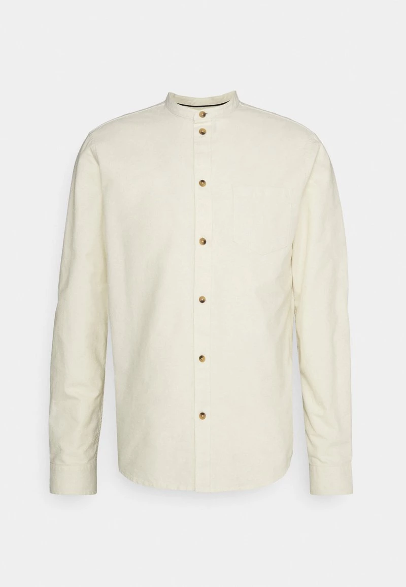 Pier One COLLAR OXFORD - Camisa - Off-white, Hombre - Imagen 4