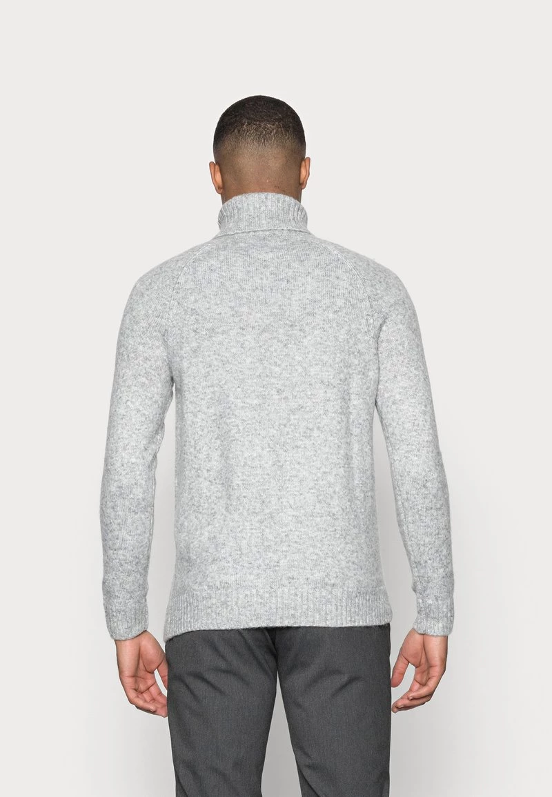 Pier One Hombre ESSENTIAL WINTER TURTLENECK / 512 - MOTTLED BLUE - Jersey De Punto - Mottled Light Grey - Imagen 3
