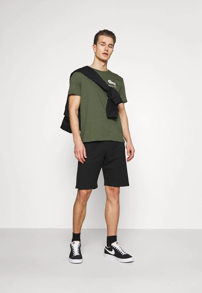 Pier One Hombre Camiseta Estampada - Green - Imagen 2