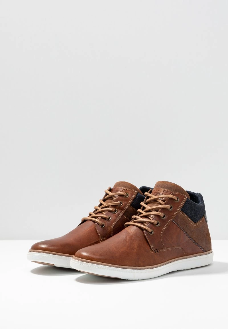 Pier One Hombre Zapatillas Altas - Cognac - Imagen 3