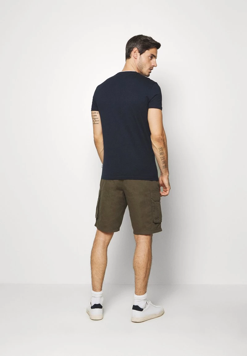 Pier One Camiseta Básica - Dark Blue, Hombre - Imagen 3