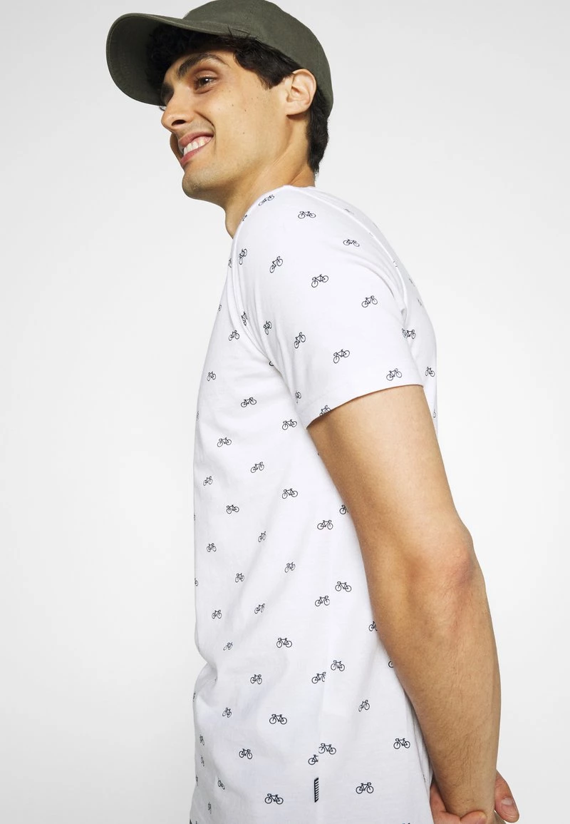 Pier One Hombre Camiseta Estampada - White - Imagen 4