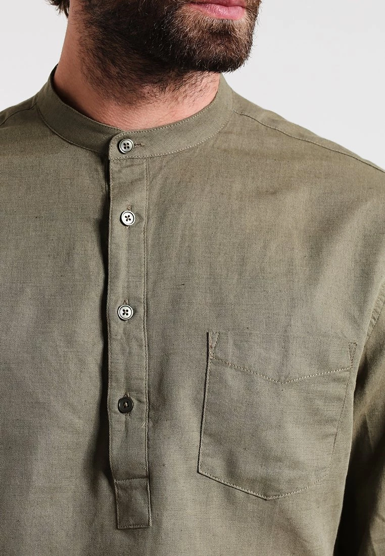 Pier One Hombre Camisa - Khaki - Imagen 4