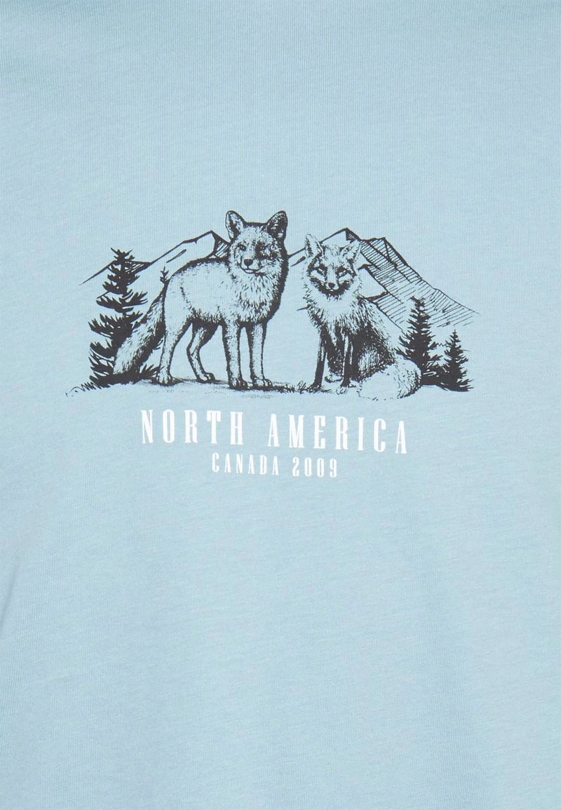 Pier One GRAPHIC T-SHIRT - Camiseta Estampada - Dark Blue, Hombre - Imagen 7