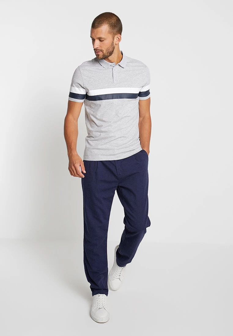 Pier One Hombre Polo - Mottled Light Grey - Imagen 2