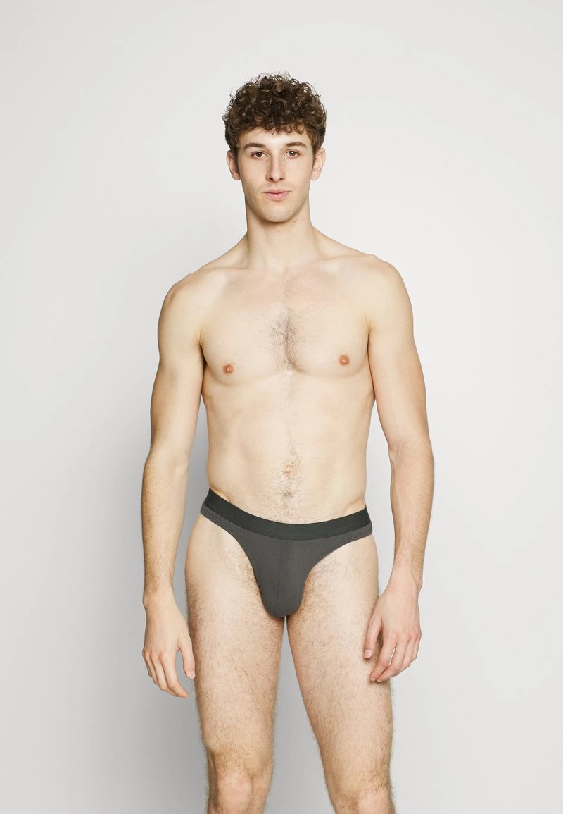 Pier One 3 PACK - Braguitas - Dark Grey/brown/red, Hombre - Imagen 3