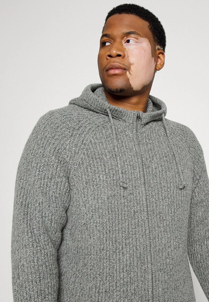 Pier One Hombre Chaqueta De Punto - Mottled Light Grey - Imagen 4