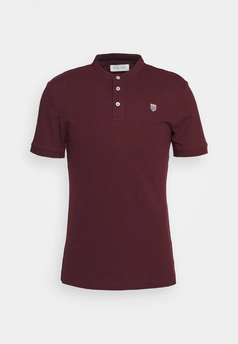 Pier One Hombre Polo - Bordeaux - Imagen 4