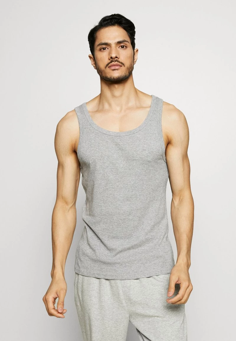 Pier One Hombre 3 PACK - Camiseta Interior - Black/grey/white - Imagen 4