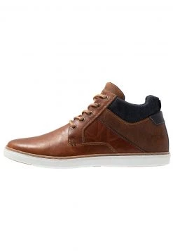 Pier One Hombre Zapatillas Altas - Cognac