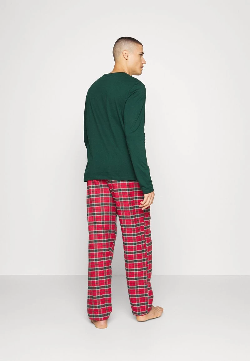 Pier One Hombre Pijama - Dark Green/red - Imagen 3