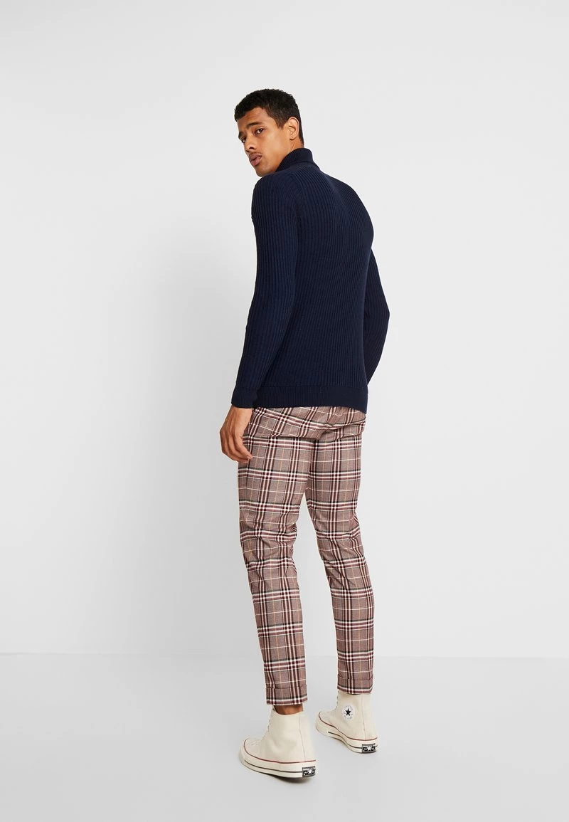 Pier One Hombre Jersey De Punto - Mottled Dark Blue - Imagen 3