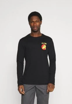 Pier One Hombre Camiseta De Manga Larga - Black