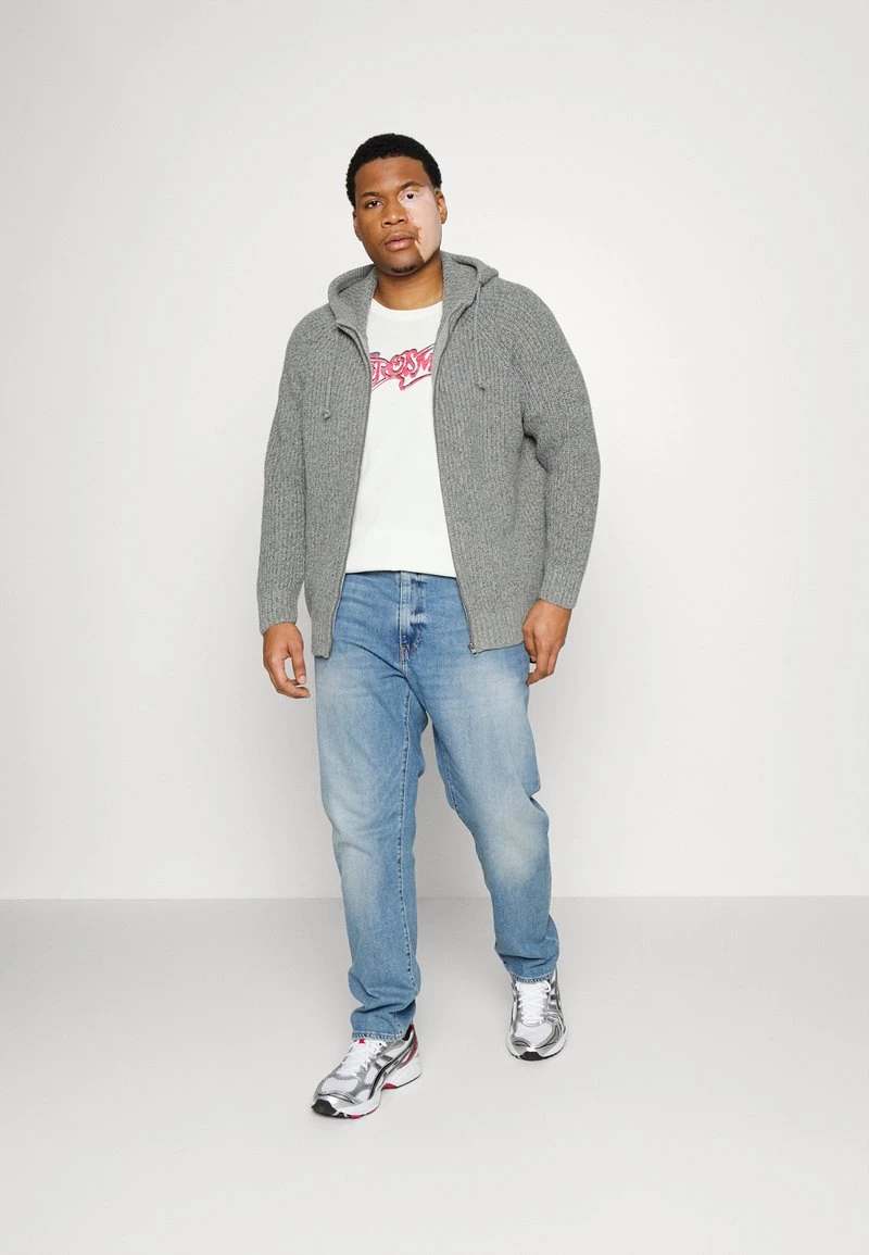 Pier One Hombre Chaqueta De Punto - Mottled Light Grey - Imagen 2