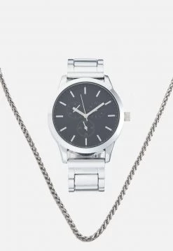 Pier One Unisexo SET UNISEX - Reloj - Silver-coloured