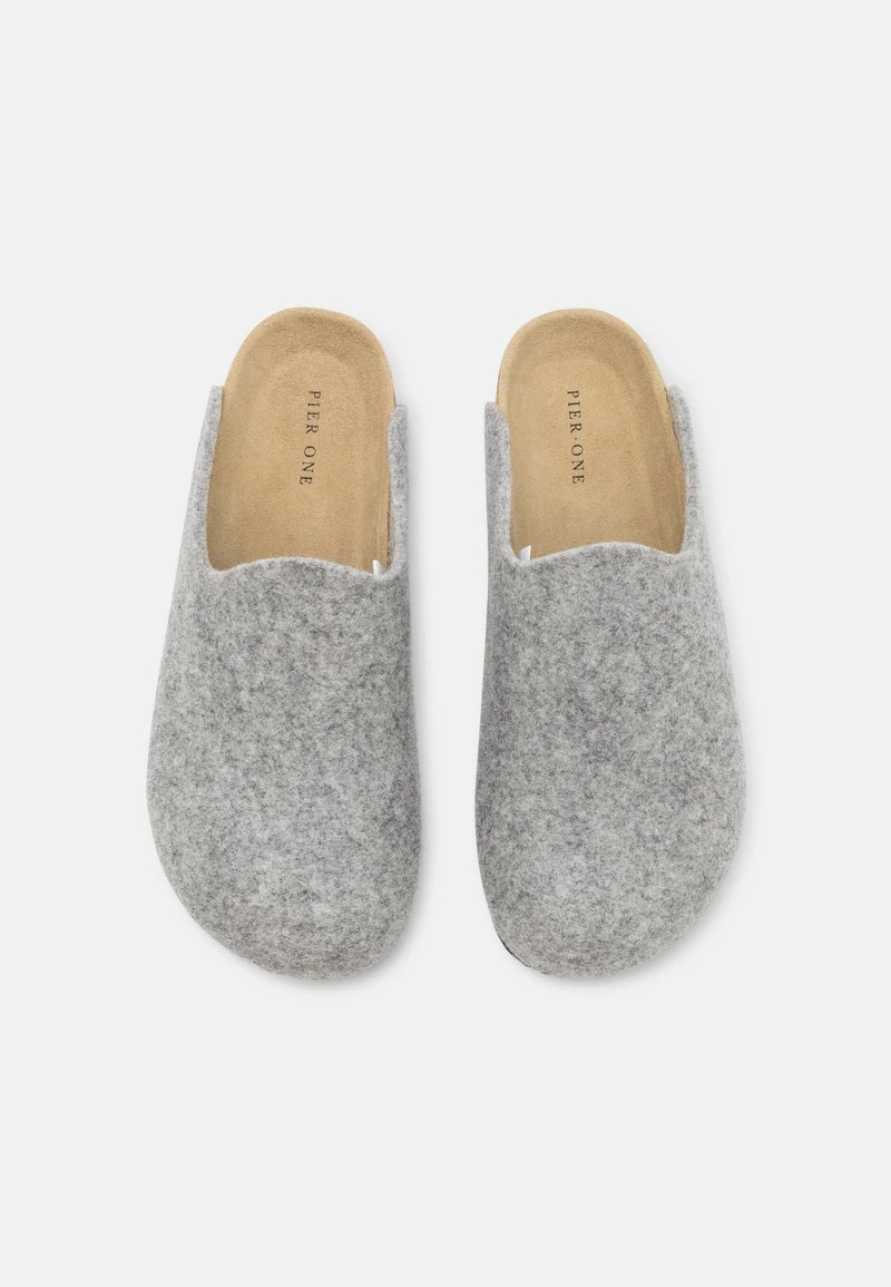 Pier One Unisexo UNISEX - Pantuflas - Grey - Imagen 4