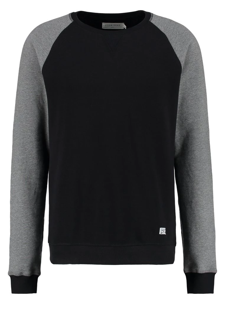 Pier One Sudadera - Grey Melange/black, Hombre - Imagen 5