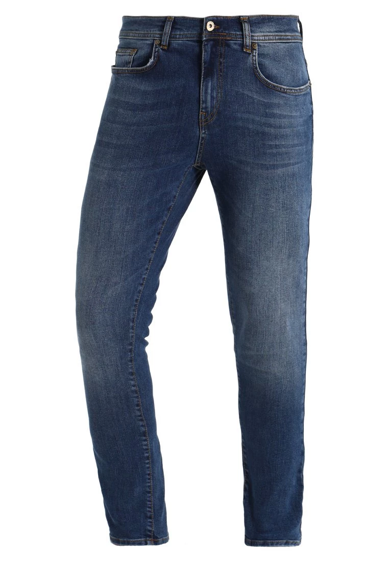 Pier One Hombre Vaqueros Slim Fit - Mid Blue Denim - Imagen 6