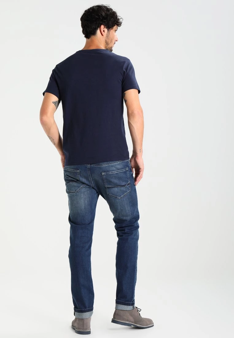 Pier One Hombre Camiseta Básica - Dark Blue - Imagen 3