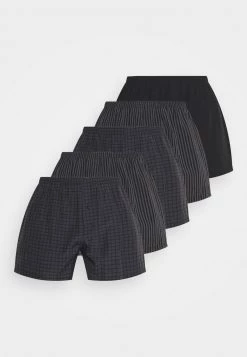 Pier One Hombre 5 PACK - Boxer - Black/dark Grey