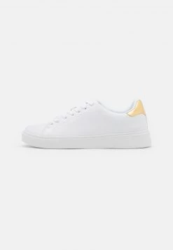 Pier One Unisexo UNISEX - Zapatillas - White/gold