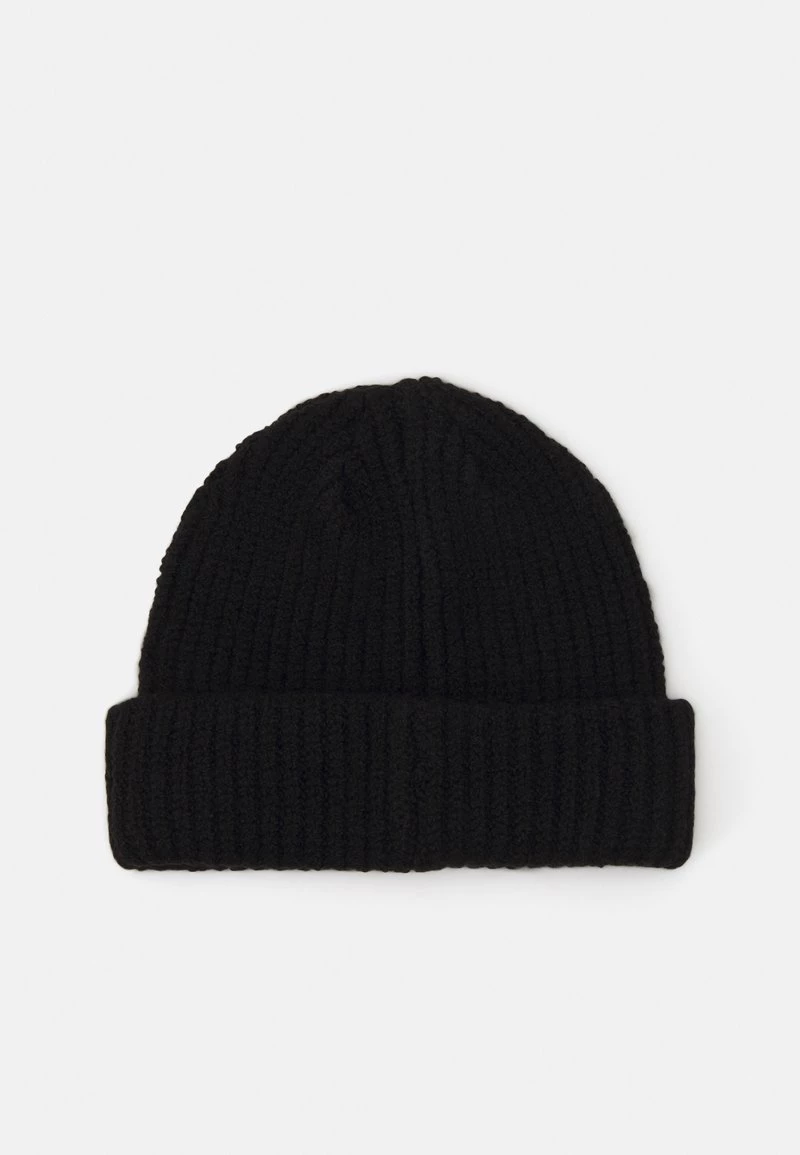 Pier One SHORT MICRO BEANIE UNISEX - Gorro - Black, Unisexo - Imagen 2
