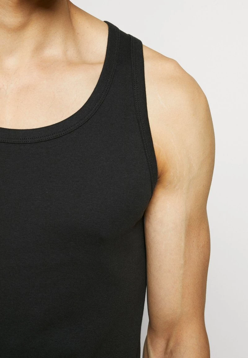 Pier One Hombre 3 PACK - Camiseta Interior - Black/grey/white - Imagen 7