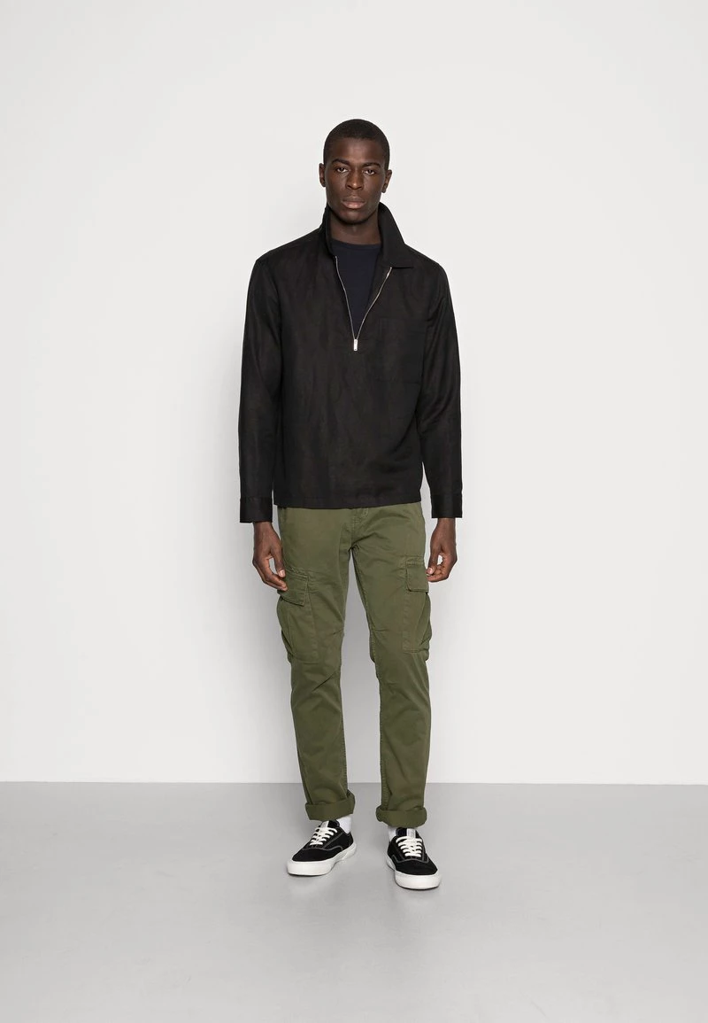 Pier One Hombre 2 PACK - Camiseta De Manga Larga - Black