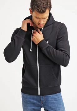 Pier One Hombre Sudadera Con Cremallera - Black