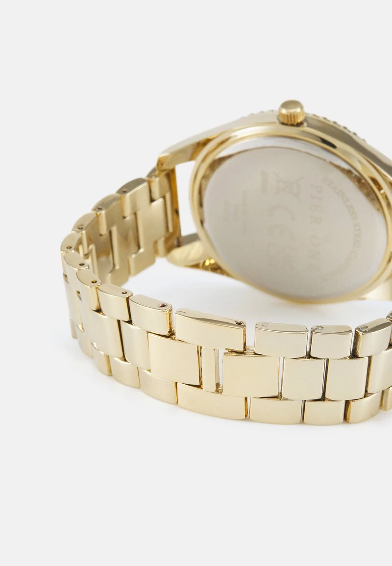 Pier One UNISEX - Reloj - Gold-coloured/green, Unisexo - Imagen 2