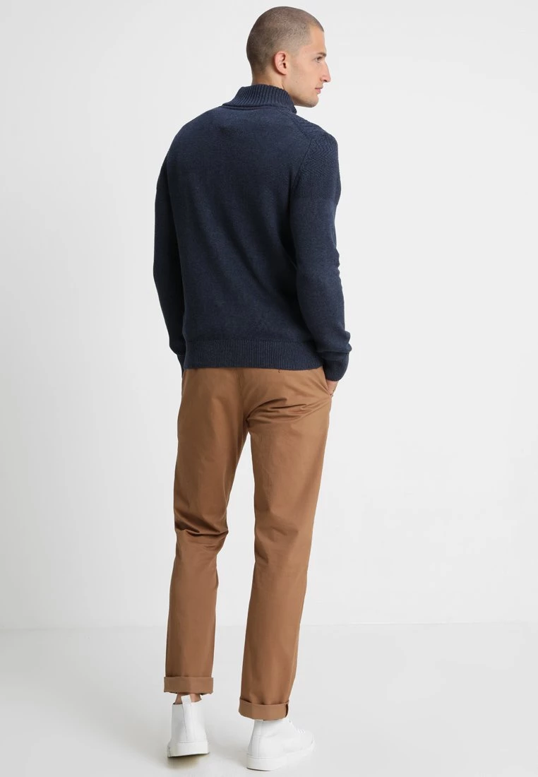 Pier One Hombre Jersey De Punto - Mottled Dark Blue - Imagen 3