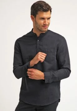 Pier One Camisa - Black, Hombre